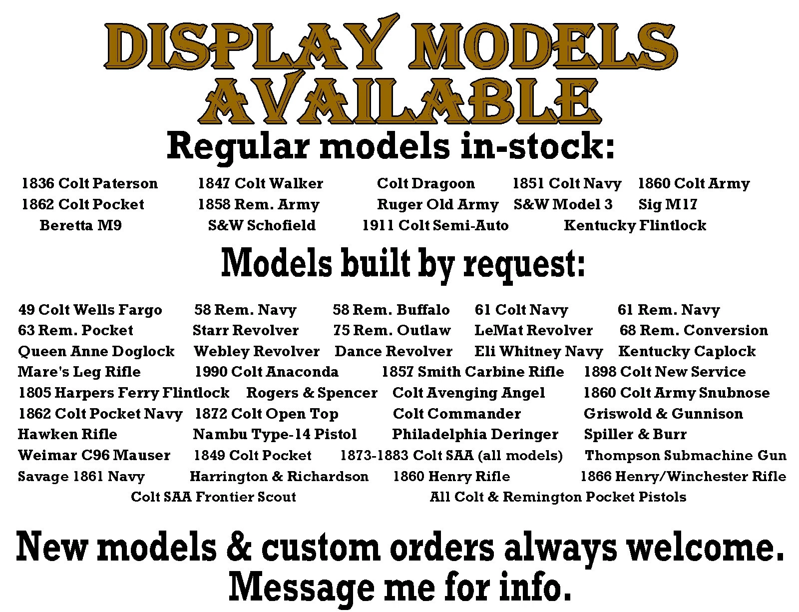 Free-Standing-Display-Plaque-for-1847-Colt-Walker-Pistol-Gun-Rack-DARK-Stain-598-3